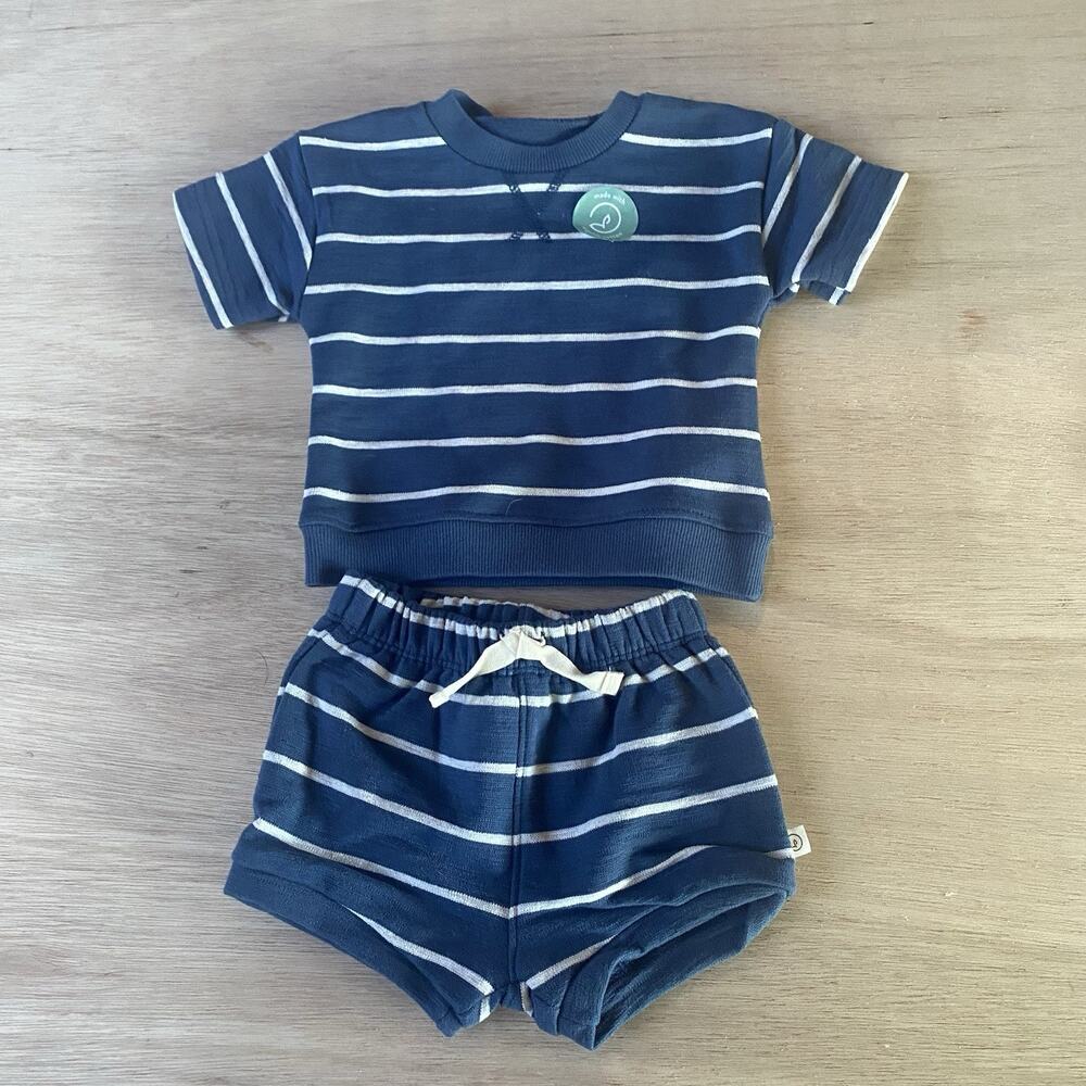 Little Planet by Carter’s 100% Organic Cotton Baby Boy Short Set Size 6-9 Mo
